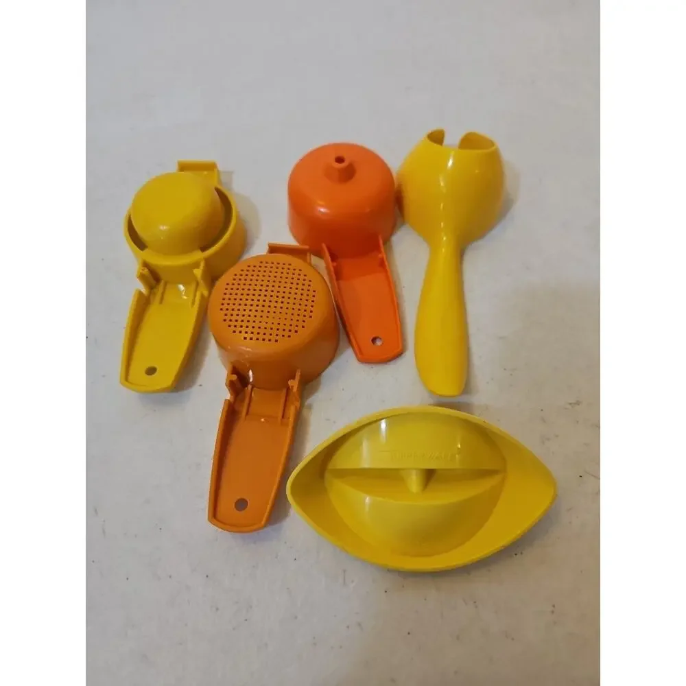 Vintage Lot Of Tupperware Small Utensils Retro Kitchen Gadgets